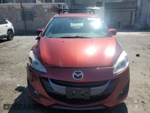 2012 Mazda 5 Grand Touring with VIN JM1CW2DLXC0139813, listed as a Copart auction lot 69896404 with 94,153 mi miles and Salvage Title. Bid and sale history available at DreamBid. Image 5.