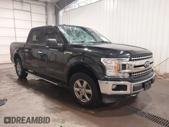 2018 Ford F-150 XL with VIN 1FTEW1EP1JKF22383, listed as a IAAI auction lot 42316339 with 113,052 mi miles and . Bid and sale history available at DreamBid. Image 1.