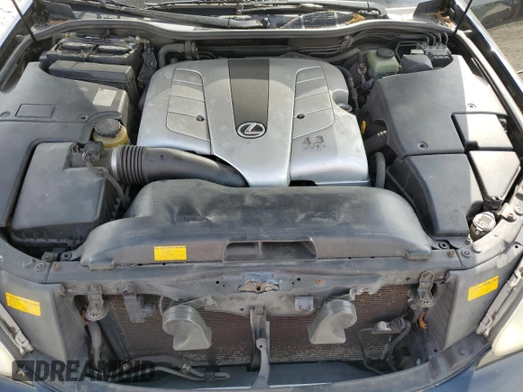 2005 Lexus LS 430 z VIN JTHBN36FX55017789, wystawiony jako Copart lot #56685605 z przebiegiem 209 238 mil mil oraz Czysty tytuł • Clean title. Historia ofert i sprzedaży dostępna na DreamBid. Obrazek 11.