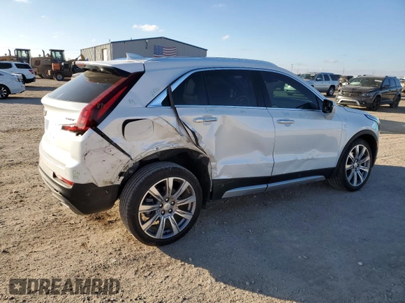 2023 Cadillac XT4 FWD Premium Luxury with VIN 1GYFZCR41PF207912, listed as a Copart auction lot 87504805 with 13,194 mi miles and Clean title. Bid and sale history available at DreamBid. Image 3.