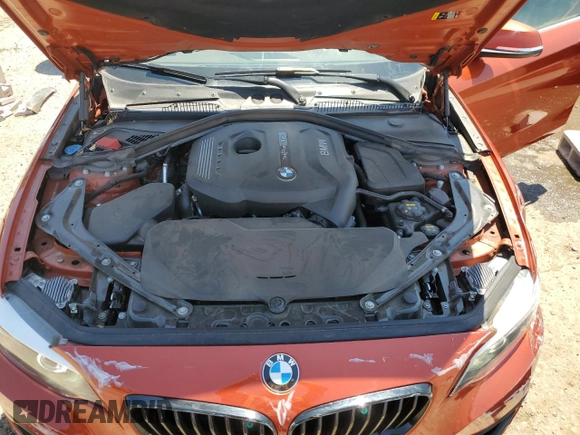 2018 BMW 2 Series 230i xDrive with VIN WBA2K1C54JVD41373, listed as a Copart auction lot 63321134 with 25,412 mi miles and Salvage Title. Bid and sale history available at carsss.com. Image 11.