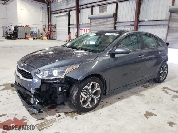 2021 Kia Forte LXS with VIN 3KPF24AD9ME336692, listed as a Copart auction lot 88408625 with 75,597 mi miles and Salvage Title. Bid and sale history available at carsss.com. Image 1.