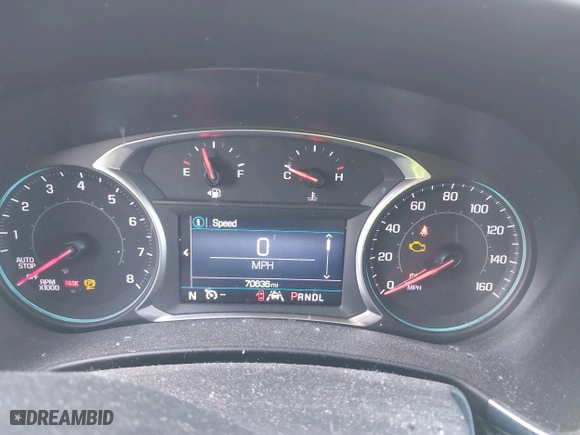 2020 Chevrolet Equinox LT with VIN 3GNAXVEXXLS738735, listed as a IAAI auction lot 41609011 with 70,636 mi miles. Bid and sale history available at carsss.com. Image 7.
