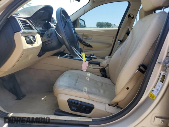2013 BMW 3 Series 328i with VIN WBA3A5C5XDF603603, listed as a Copart auction lot 62201485 with 153,312 mi miles and Salvage title. Bid and sale history available at DreamBid. Image 7.