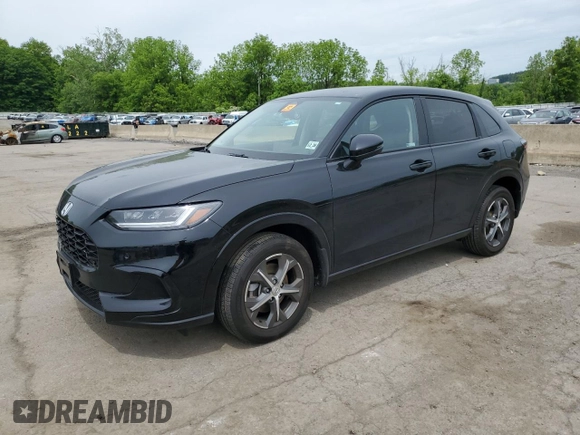 2024 Honda HR-V EX-L with VIN 3CZRZ2H75RM734874, listed as a Copart auction lot 58406715 with 12,331 mi miles and Salvage title. Bid and sale history available at DreamBid. Image 1.