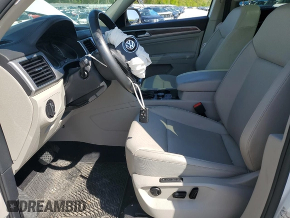 2018 Volkswagen Atlas SEL with VIN 1V2MR2CA4JC579242, listed as a Copart auction lot 56152485 with 97,362 mi miles and Salvage title. Bid and sale history available at DreamBid. Image 7.