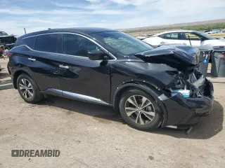 2021 Nissan Murano S with VIN 5N1AZ2AJ2MC133114, listed as a Copart auction lot 53856055 with 35,886 mi miles and Salvage title. Bid and sale history available at DreamBid. Image 4.