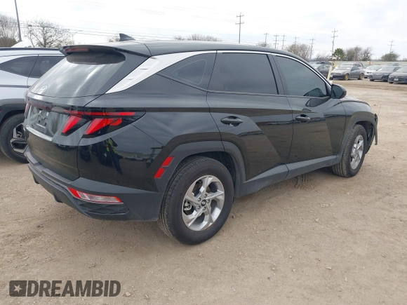 2024 Hyundai Tucson SE with VIN 5NMJA3DE8RH439856, listed as a IAAI auction lot 41592655 with 3,367 mi miles and . Bid and sale history available at DreamBid. Image 4.