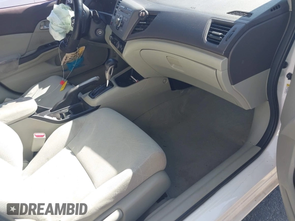 2012 Honda Civic LX with VIN 19XFB2F54CE348155, listed as a IAAI auction lot 42064540 with 238,636 mi miles and . Bid and sale history available at DreamBid. Image 5.