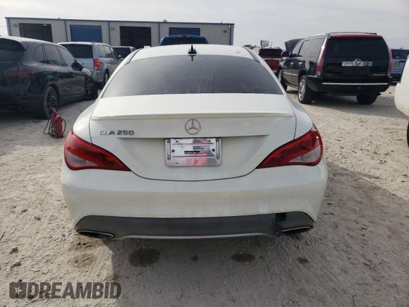 2017 Mercedes-Benz CLA 250 with VIN WDDSJ4EB0HN411183, listed as a Copart auction lot 42693994 with 53,606 mi miles and . Bid and sale history available at DreamBid. Image 6.