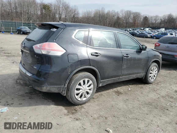 2016 Nissan Rogue S with VIN JN8AT2MV5GW151523, listed as a Copart auction lot 46334555 with 144,065 mi miles and Salvage Title. Bid and sale history available at carsss.com. Image 3.