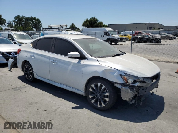 2019 Nissan Sentra S with VIN 3N1AB7AP0KY393917, listed as a Copart auction lot 60325295 with 91,228 mi miles and Salvage title. Bid and sale history available at DreamBid. Image 4.