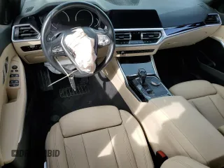 2019 BMW 3 Series 330i with VIN WBA5R1C57KAK09187, listed as a Copart auction lot 45050205 with 0 mi miles and Salvage Title. Bid and sale history available at carsss.com. Image 8.
