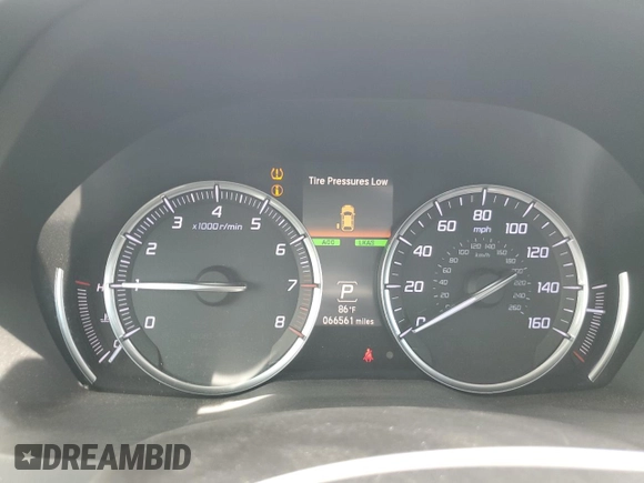 2019 Acura MDX with VIN 5J8YD3H34KL008337, listed as a Copart auction lot 53061655 with 66,561 mi miles and Salvage Title. Bid and sale history available at carsss.com. Image 9.