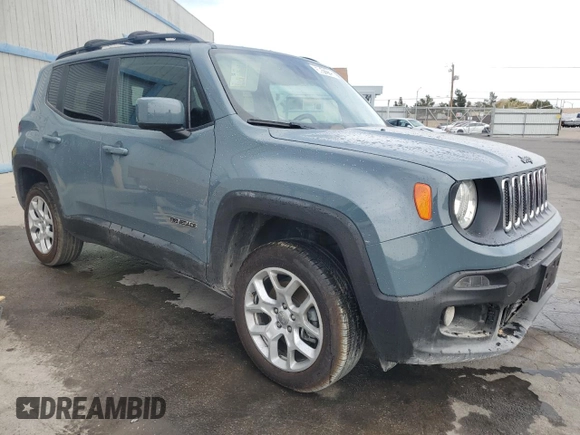 2017 Jeep Renegade Latitude with VIN ZACCJBBB9HPG35051, listed as a Copart auction lot 50512125 with 44,557 mi miles and Clean Title. Bid and sale history available at carsss.com. Image 4.