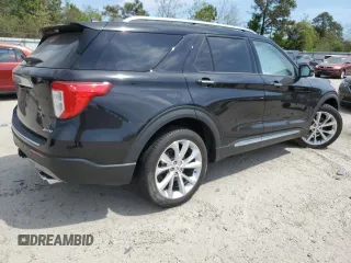 2023 Ford Explorer Platinum with VIN 1FM5K8HC8PGB47242, listed as a Copart auction lot 53545195 with 17,214 mi miles and Salvage title. Bid and sale history available at DreamBid. Image 3.