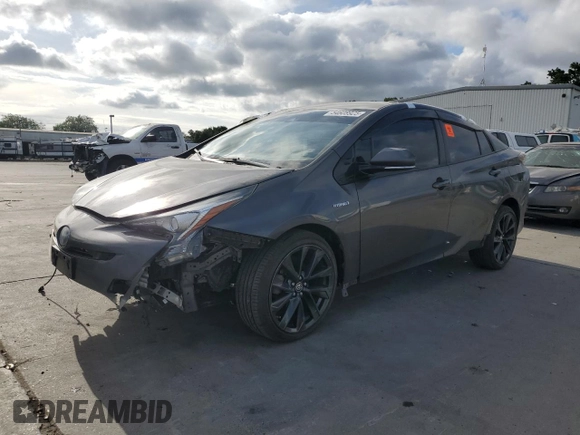 2018 Toyota Prius Two z VIN JTDKARFU7J3545438, wystawiony jako Copart lot #54608925 z przebiegiem 187 335 mil mil oraz Szkoda całkowita • Salvage title. Historia ofert i sprzedaży dostępna na DreamBid. Obrazek 1.