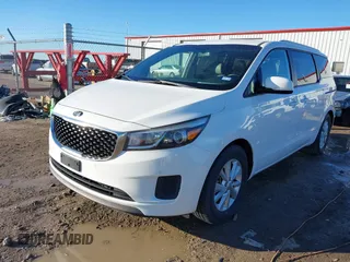 2017 Kia Sedona LX with VIN KNDMB5C15H6315754, listed as a IAAI auction lot 41428668 with 46,023 mi miles. Bid and sale history available at carsss.com. Image 17.