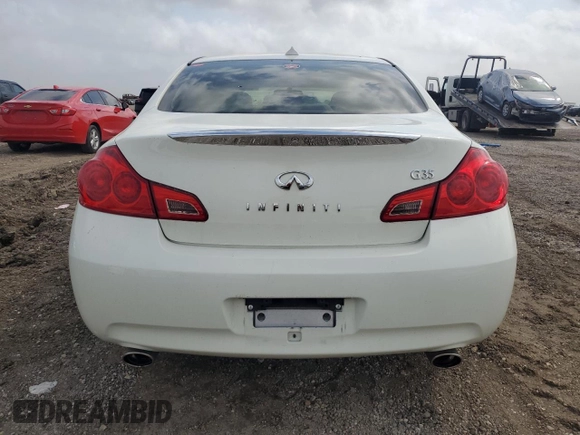 2008 Infiniti G35 Journey with VIN JNKBV61E98M227746, listed as a Copart auction lot 51307885 with 103,962 mi miles and Salvage Title. Bid and sale history available at DreamBid. Image 6.