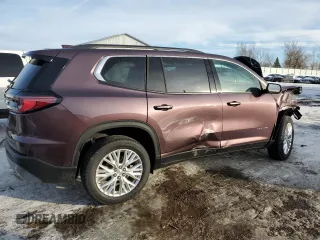 2025 GMC Acadia AWD Elevation z VIN 1GKENNRS2SJ158933, wystawiony jako Copart lot #42779025 z przebiegiem Nie podano mil oraz Czysty tytuł • Clean title. Historia ofert i sprzedaży dostępna na DreamBid. Obrazek 3.
