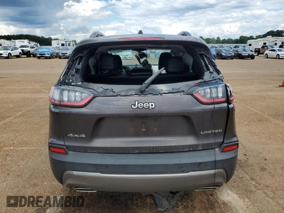 2022 Jeep Cherokee Limited with VIN 1C4PJMDX9ND520854, listed as a Copart auction lot 56255225 with 50,644 mi miles and Salvage title. Bid and sale history available at DreamBid. Image 6.