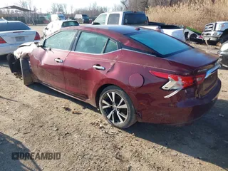 2017 Nissan Maxima Platinum with VIN 1N4AA6AP0HC436413, listed as a IAAI auction lot 41760711 with 43,926 mi miles and . Bid and sale history available at DreamBid. Image 3.