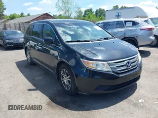 2012 Honda Odyssey EX-L with VIN 5FNRL5H6XCB113366, listed as a IAAI auction lot 42347341 with 160,553 mi miles and . Bid and sale history available at DreamBid. Image 1.