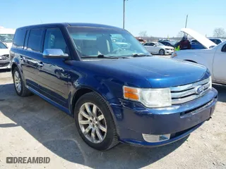 2012 Ford Flex Limited with VIN 2FMGK5DC8CBD07781, listed as a IAAI auction lot 41907723 with 182,124 mi miles. Bid and sale history available at carsss.com. Image 1.