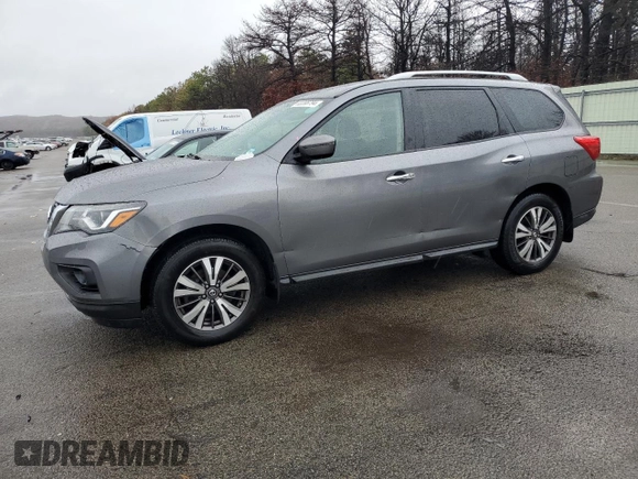 2017 Nissan Pathfinder S with VIN 5N1DR2MM6HC696417, listed as a Copart auction lot 83398794 with 78,746 mi miles and Non Repairable. Bid and sale history available at carsss.com. Image 1.