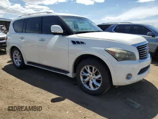 2011 Infiniti QX56 7-passenger with VIN JN8AZ2NEXB9005414, listed as a Copart auction lot 54880575 with 174,929 mi miles and Clean Title. Bid and sale history available at carsss.com. Image 4.