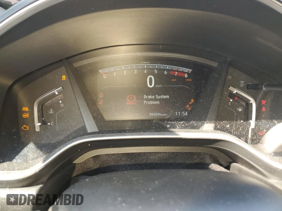 2018 Honda CR-V EX-L with VIN 7FARW2H82JE020902, listed as a Copart auction lot 52338385 with 94,096 mi miles and Salvage Title. Bid and sale history available at carsss.com. Image 9.