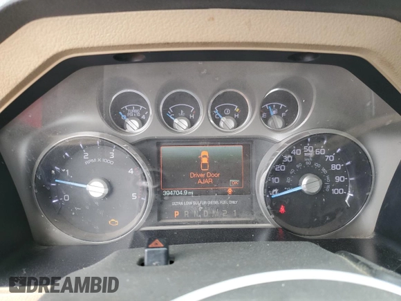 2011 Ford F-350 XL with VIN 1FT8W3BT3BEA90065, listed as a Copart auction lot 55763825 with 394,704 mi miles and Salvage title. Bid and sale history available at DreamBid. Image 9.