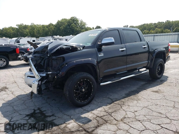 2015 Toyota Tundra 4WD Truck Platinum with VIN 5TFAW5F12FX481787, listed as a Copart auction lot 69725484 with 165,159 mi miles and Salvage Title. Bid and sale history available at carsss.com. Image 1.