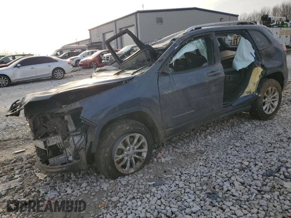 2020 Jeep Cherokee Latitude with VIN 1C4PJMCB6LD640520, listed as a Copart auction lot 49113355 with Not provided miles and Salvage title. Bid and sale history available at DreamBid. Image 1.