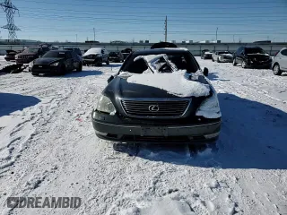 2005 Lexus LS 430 with VIN JTHBN36F255012926, listed as a Copart auction lot 45208135 with 197,570 mi miles and Salvage Title. Bid and sale history available at carsss.com. Image 11.