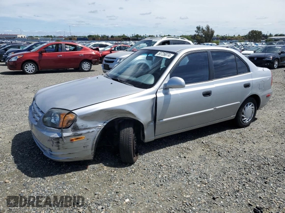 2005 Hyundai Accent GLS with VIN KMHCG45C65U576674, listed as a Copart auction lot 50726074 with 118,532 mi miles and Non Repairable. Bid and sale history available at carsss.com. Image 1.