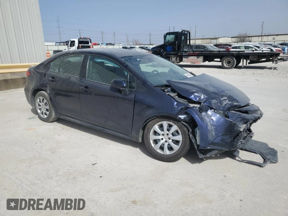 2022 Toyota Corolla LE with VIN 5YFEPMAE7NP301915, listed as a Copart auction lot 48416235 with 86,985 mi miles and Salvage Title. Bid and sale history available at carsss.com. Image 4.