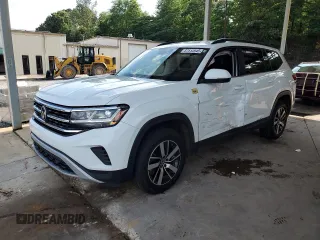2023 Volkswagen Atlas SE with VIN 1V2DP2CA9PC529158, listed as a Copart auction lot 57512845 with 73,023 mi miles and Salvage title. Bid and sale history available at DreamBid. Image 1.