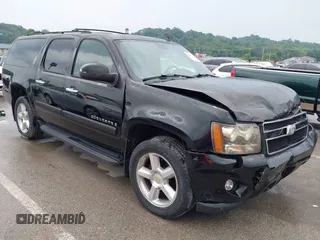 2007 Chevrolet Suburban LTZ with VIN 1GNFK16367J196596, listed as a IAAI auction lot 42392224 with 100,774 mi miles and . Bid and sale history available at DreamBid. Image 1.