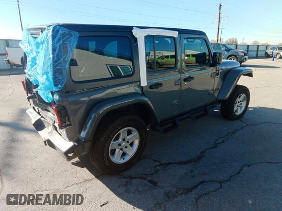 2021 Jeep Wrangler Unlimited Rubicon with VIN 1C4HJXFN1MW687231, listed as a Copart auction lot 85947774 with 35,076 mi miles and Salvage Title. Bid and sale history available at DreamBid. Image 3.