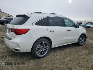 2017 Acura MDX Sport Hybrid w/Advance Pkg with VIN 5FRYD7H7XHB000939, listed as a Copart auction lot 44944615 with 114,820 mi miles and Salvage Title. Bid and sale history available at carsss.com. Image 3.