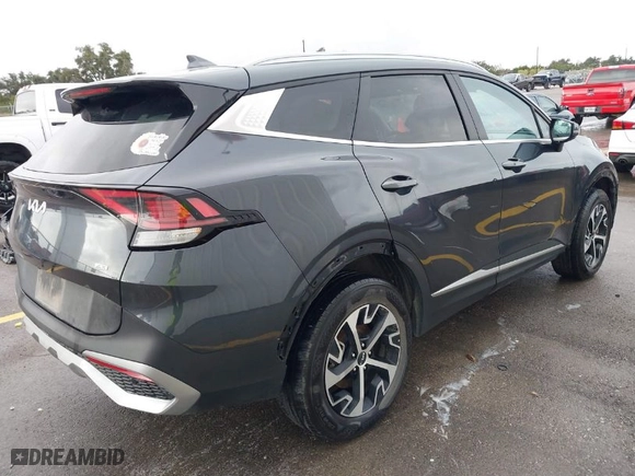 2024 Kia Sportage EX with VIN 5XYK3CDF2RG159304, listed as a IAAI auction lot 41108751 with 34,782 mi miles. Bid and sale history available at carsss.com. Image 4.
