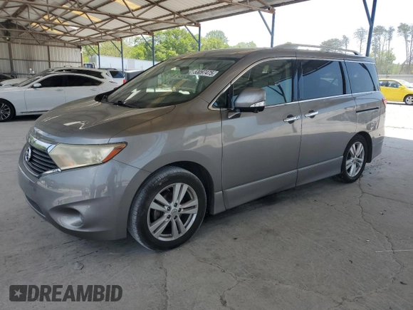 2013 Nissan Quest LE z VIN JN8AE2KP2D9066289, wystawiony jako Copart lot #53097475 z przebiegiem 122 150 mil mil oraz Szkoda całkowita • Salvage title. Historia ofert i sprzedaży dostępna na DreamBid. Obrazek 1.