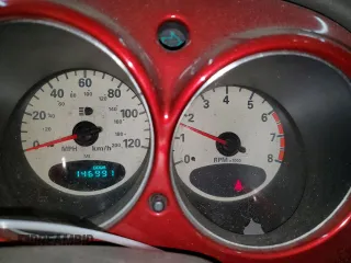 2001 Chrysler PT Cruiser z VIN 3C8FY4BB61T592029, wystawiony jako Copart lot #87741235 z przebiegiem 146 991 mil mil oraz Szkoda całkowita • Salvage title. Historia ofert i sprzedaży dostępna na DreamBid. Obrazek 9.
