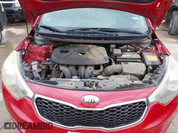 2014 Kia Forte EX with VIN KNAFX4A81E5220515, listed as a IAAI auction lot 42073436 with 132,405 mi miles. Bid and sale history available at carsss.com. Image 10.