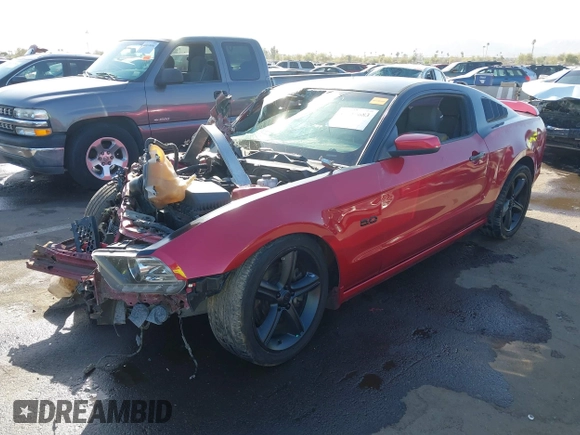 2013 Ford Mustang GT with VIN 1ZVBP8CF8D5211777, listed as a IAAI auction lot 41710683 with Not Provided miles. Bid and sale history available at carsss.com. Image 17.