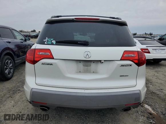 2009 Acura MDX Sport/Entertainment Pkg with VIN 2HNYD288X9H525647, listed as a Copart auction lot 45052705 with 222,361 mi miles and Salvage Title. Bid and sale history available at carsss.com. Image 6.