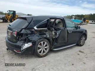 2014 Acura MDX Advance with VIN 5FRYD4H83EB037575, listed as a Copart auction lot 50621255 with 129,417 mi miles and Salvage Title. Bid and sale history available at DreamBid. Image 3.