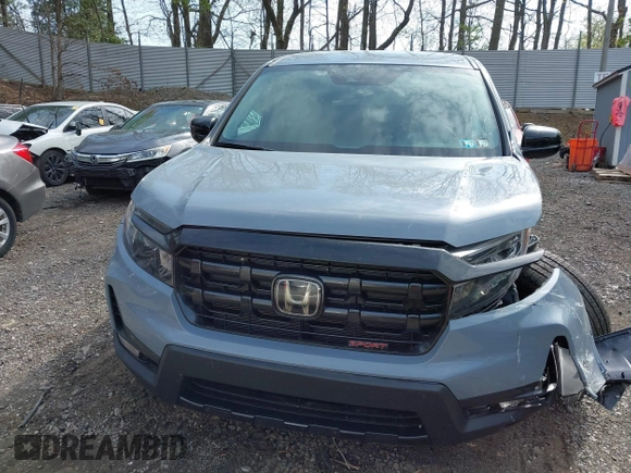 2024 Honda Ridgeline Sport with VIN 5FPYK3F18RB009341, listed as a IAAI auction lot 42159102 with 17,007 mi miles and . Bid and sale history available at DreamBid. Image 12.