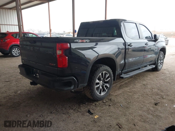 2022 Chevrolet Silverado 1500 RST with VIN 1GCUDEET0NZ644607, listed as a IAAI auction lot 41614044 with 56,524 mi miles and . Bid and sale history available at DreamBid. Image 4.